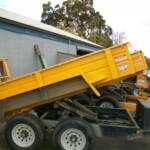 5x10 Dump Trailer, 6000lb capacity.